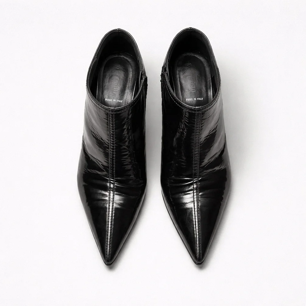 Miu Miu Black Ankle Booties